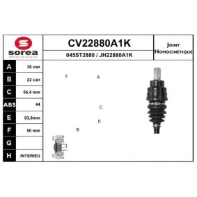 Acquista Kit giunti semiasse da EAI CV22880A1K a buon mercato per soli 72,06 €