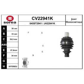 Acquista Kit giunti semiasse da EAI CV22941K a buon mercato per soli 60,64 €