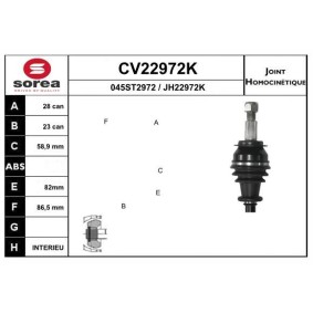 Acquista Kit giunti semiasse da EAI CV22972K a buon mercato per soli 60,64 €