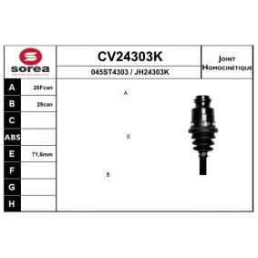 Acquista Kit giunti semiasse da EAI CV24303K a buon mercato per soli 113,64 €