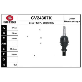Acquista Kit giunti semiasse da EAI CV24307K a buon mercato per soli 113,64 €