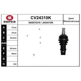 Acquista Kit giunti semiasse da EAI CV24310K a buon mercato per soli 113,64 €