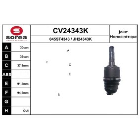 Acquista Kit giunti semiasse da EAI CV24343K a buon mercato per soli 113,64 €