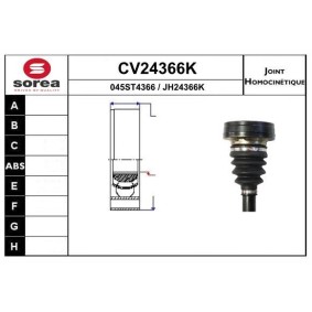 Acquista Kit giunti semiasse da EAI CV24366K a buon mercato per soli 108,40 €