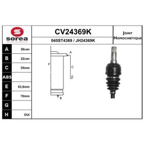 Acquista Kit giunti semiasse da EAI CV24369K a buon mercato per soli 113,64 €