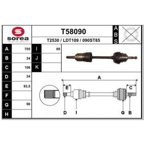 Comprar Árbol de transmisión de EAI T58090 a bajo precio de 108,76 €