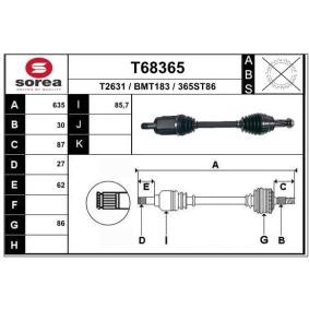 Acquista Semiasse da EAI T68365 a buon mercato per soli 145,20 €