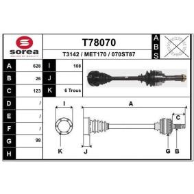 Antriebswelle T78070