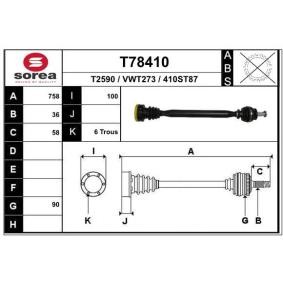 Acquista Semiasse da EAI T78410 a buon mercato per soli 119,90 €