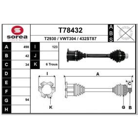 Acquista Semiasse da EAI T78432 a buon mercato per soli 132,57 €