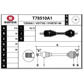 Acquista Semiasse da EAI T78510A1 a buon mercato per soli 129,94 €