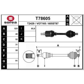 Acquista Semiasse da EAI T78605 a buon mercato per soli 137,52 €