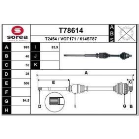 Acquista Semiasse da EAI T78614 a buon mercato per soli 137,52 €