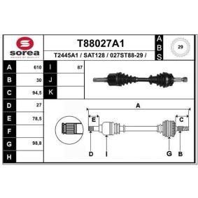 Compre Veio de transmissão da EAI T88027A1 a um preço baixo por 116,31 €