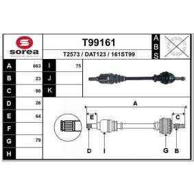 Antriebswelle T99161 von EAI günstig für 110,72 € online kaufen
