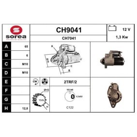 Köp Startmotor av SNRA CH9041 till det låga priset 3110,50 kr