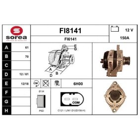 Köp Generator av SNRA FI8141 till det låga priset 3194,18 kr
