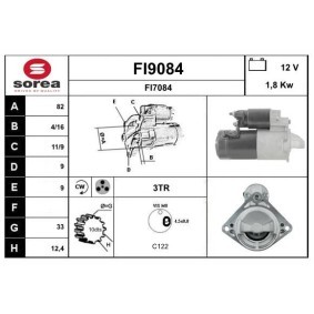 Köp Startmotor av SNRA FI9084 till det låga priset 4402,61 kr