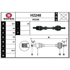 Acquista Semiasse da SNRA H2248 a buon mercato per soli 199,87 €