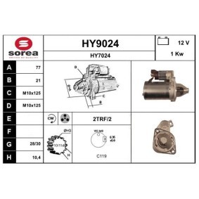 Anlasser HY9024 von SNRA günstig für 213,86 € online kaufen