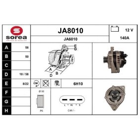 Lichtmaschine JA8010 für JAGUAR
