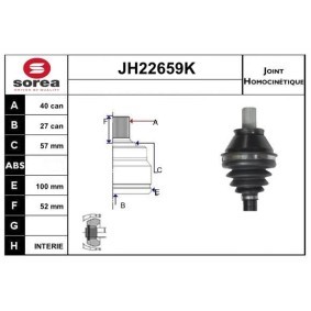 Acquista Kit giunti semiasse da SNRA JH22659K a buon mercato per soli 184,97 €