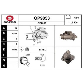 Acquista Motorino avviamento da SNRA OP9053 a buon mercato per soli 17013,10 €