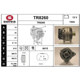 Kjøp Dynamo av SNRA TR8260 til den lave prisen 3144,98 NOK