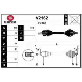 Acquista Semiasse da SNRA V2162 a buon mercato per soli 228,42 €