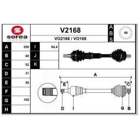 Acquista Semiasse da SNRA V2168 a buon mercato per soli 237,53 €