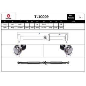 Acquista Albero trasmissione da SERA TL10009 a buon mercato per soli 555,50 €