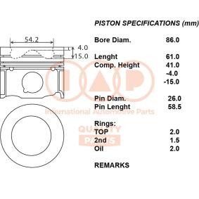 Kolben für MAZDA von IAP QUALITY PARTS