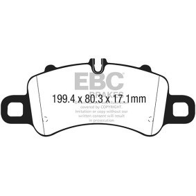 Acquista Kit pastiglie freni da EBC Brakes DP42307R a buon mercato per soli 140298,77 €