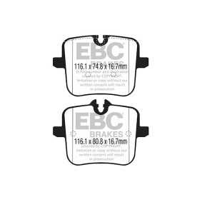 Köp Bromsbelägg av EBC Brakes DP42320R till det låga priset 1602509,14 kr