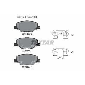 Acquista Kit pastiglie freni da TEXTAR 2283801 a buon mercato per soli 63,57 €
