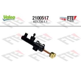 Comprar Cilindro maestro, embrague de VALEO 2100517 a bajo precio de 131,41 €