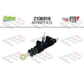 Comprar Cilindro maestro, embrague de VALEO 2106919 a bajo precio de 124,82 €