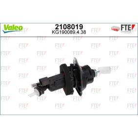 Comprar Cilindro maestro, embrague de VALEO 2108019 a bajo precio de 80,70 €