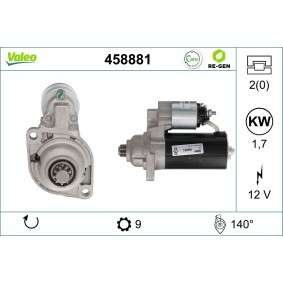 Köp Startmotor av VALEO 458881 till det låga priset 7658,45 kr