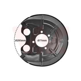 Compre Chapa deflectora, disco de travão da VAN WEZEL 3768374 a um preço baixo por 26,93 €
