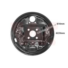 Compre Chapa deflectora, disco de travão da VAN WEZEL 4339373 a um preço baixo por 42,06 €