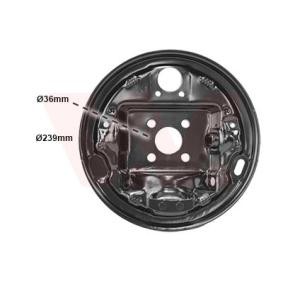 Compre Chapa deflectora, disco de travão da VAN WEZEL 4339374 a um preço baixo por 42,06 €