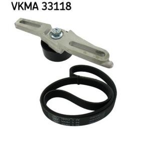 Achetez des Jeu de courroies trapézoïdales à nervures SKF VKMA 33118 à prix pour 46,83 €