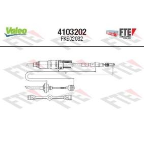 Compre Cabo de aço, accionamento da embraiagem da FTE 4103202 a um preço baixo por 88,40 €