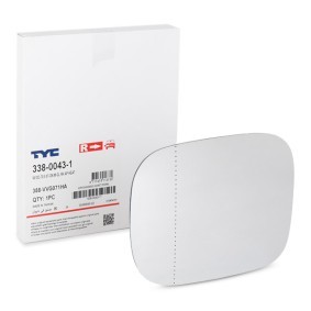 Comprar Cristal de espejo, retrovisor exterior de TYC 338-0043-1 a bajo precio de 20,55 €