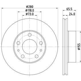 Bremsscheibe MDC2878C von MINTEX günstig für 57,51 € online kaufen