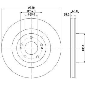 Bremsscheibe von MINTEX