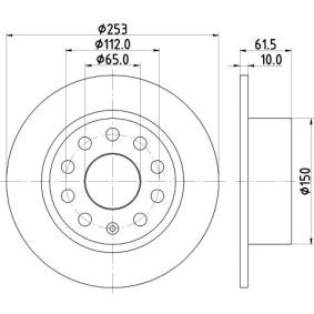 SKODA Bremsscheibe von MINTEX