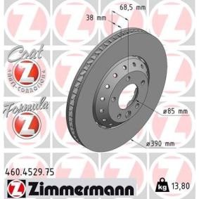Bremsscheibe für PORSCHE von ZIMMERMANN