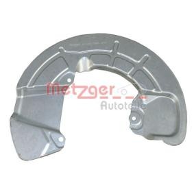 Compre Chapa deflectora, disco de travão da METZGER 6115223 a um preço baixo por 22,82 €